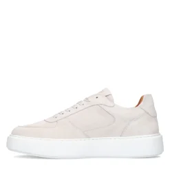 Lichtgrijze Suede Sneakers^Sacha Best