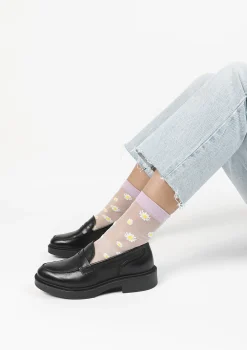 Lila Mesh Sokken^Sacha Discount