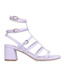 Lila Sandalen Met Hak En Bandjes^Sacha Cheap