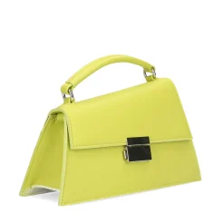 Limegroene Handtas Met Goudkleurige Details^Sacha Cheap