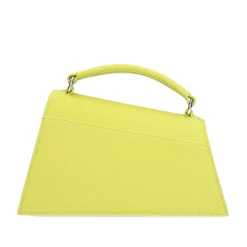 Limegroene Handtas Met Goudkleurige Details^Sacha Cheap