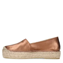 Metallic Bronskleurige Leren Espadrilles^Sacha Flash Sale