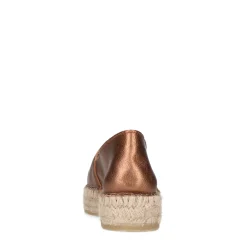 Metallic Bronskleurige Leren Espadrilles^Sacha Flash Sale