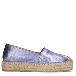Metallic Lila Leren Espadrilles^Sacha Discount