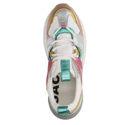 Multicolor Leren Sneakers^Sacha Outlet