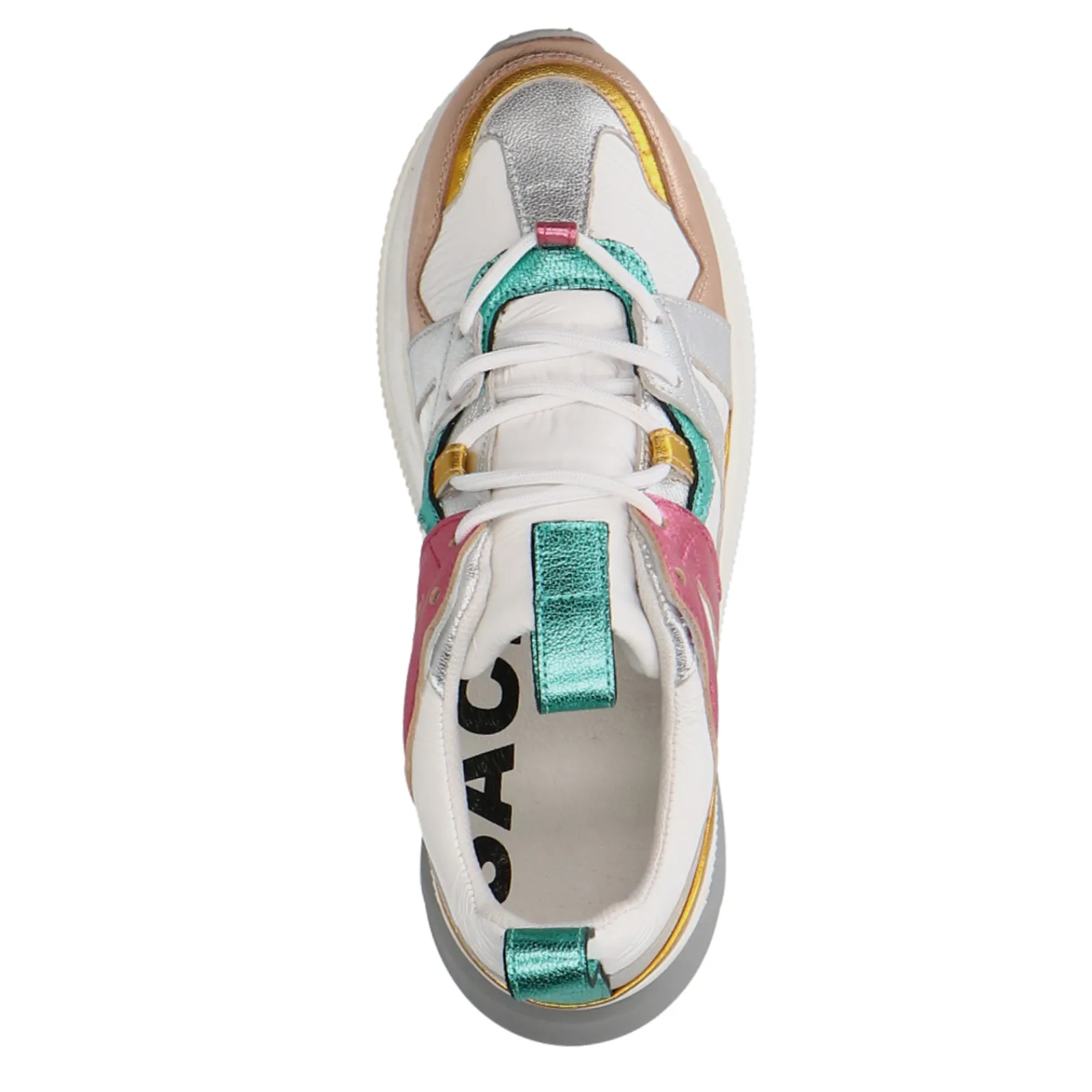 Multicolor Leren Sneakers^Sacha Outlet