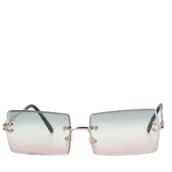 Multicolor Rechthoekige Zonnebril^Sacha Cheap