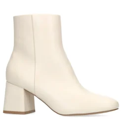 Off White Enkellaarsjes Met Blokhak^Sacha New