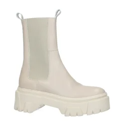Off White Leren Chelsea Boots^Sacha Online