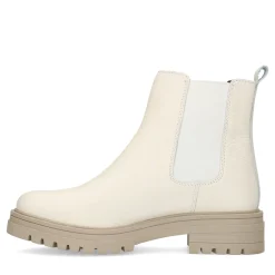 Off White Leren Chelsea Boots^Sacha Cheap