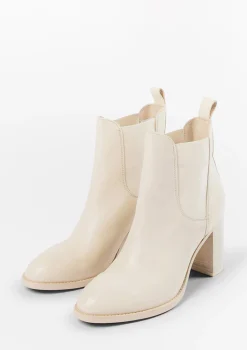 Off White Leren Chelsea Boots Met Hak^Sacha Shop
