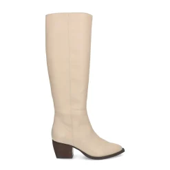 Off White Leren Cowboylaarzen^Sacha Clearance