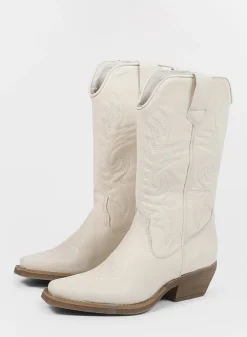 Off White Leren Cowboylaarzen^Sacha Store