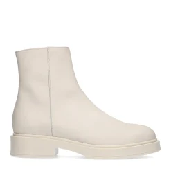 Off White Leren Enkellaarsjes^Sacha Cheap