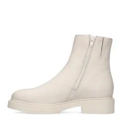 Off White Leren Enkellaarsjes^Sacha Cheap