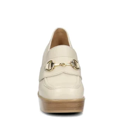 Off White Leren Loafers Met Hak^Sacha Best
