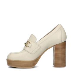 Off White Leren Loafers Met Hak^Sacha Best