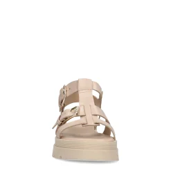 Off White Leren Plateau Sandalen^Sacha Store