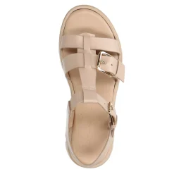 Off White Leren Plateau Sandalen^Sacha Store