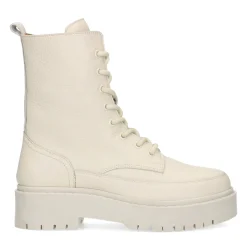 Off White Leren Veterlaarzen^Sacha Shop