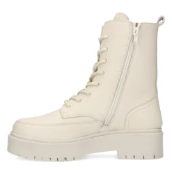Off White Leren Veterlaarzen^Sacha Shop
