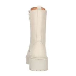 Off White Leren Veterlaarzen^Sacha Shop