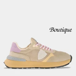 Philippe Model Antibes Low Beige/Roze Dames^Sacha Hot