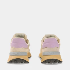 Philippe Model Antibes Low Beige/Roze Dames^Sacha Hot