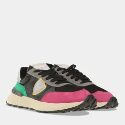 Philippe Model Antibes Low Groen/Roze Dames^Sacha Online