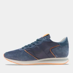 Philippe Model Trpx Low Blauw/Oranje Heren^Sacha Discount