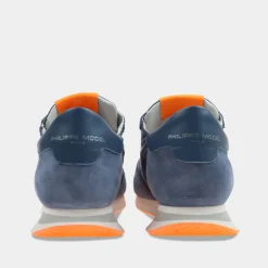 Philippe Model Trpx Low Blauw/Oranje Heren^Sacha Discount