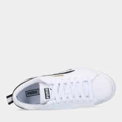 Puma Mayze Lth White/Black Dames Sneakers^Sacha Discount