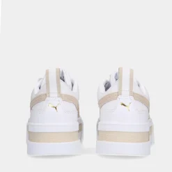 Puma Mayze Lth White/Peyote Dames Sneakers^Sacha Sale