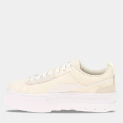 Puma Mayze Patchwork Wit/Creme Dames^Sacha Clearance