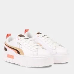 Puma Mayze Triplex Wit/Bruin Dames^Sacha Clearance