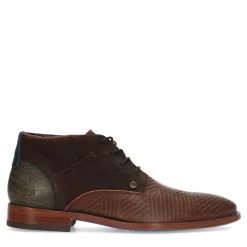 Rehab Salvador Zig Zag Bruine Veterschoenen^Sacha Flash Sale