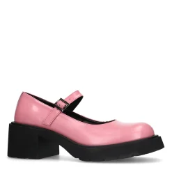 Roze Gesloten Pumps Met Plateau Hak^Sacha Shop