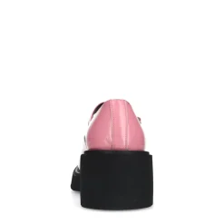 Roze Gesloten Pumps Met Plateau Hak^Sacha Shop