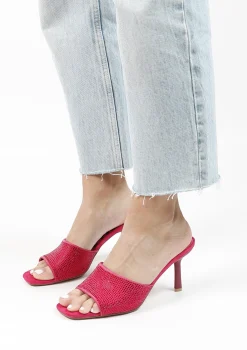 Roze Muiltjes Met Strass^Sacha New