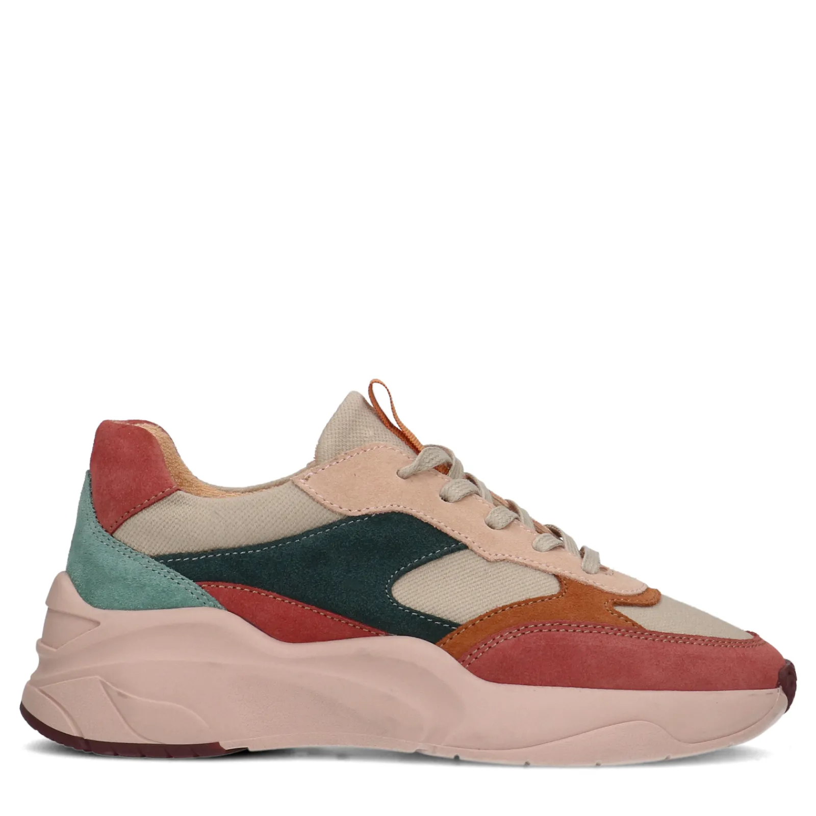 Roze Multicolor Suede Sneakers^Sacha Shop