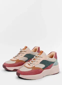 Roze Multicolor Suede Sneakers^Sacha Shop