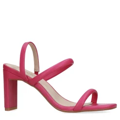 Roze Sandalen Met Rechte Hak^Sacha Clearance