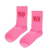 Roze Sokken Met Rode Tekst^Sacha Outlet