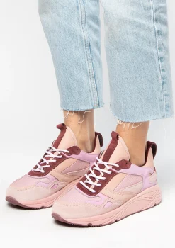 Roze Suede Dad Sneakers^Sacha Shop