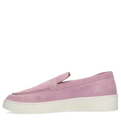 Roze Suede Loafers Met Plateau Zool^Sacha Fashion