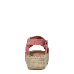 Roze Suede Plateau Sandalen^Sacha Cheap