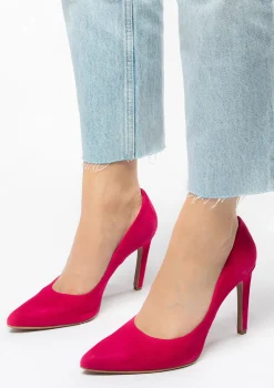 Roze Suede Pumps^Sacha Online