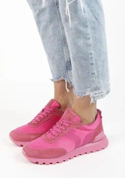 Roze Suede Sneakers^Sacha Shop
