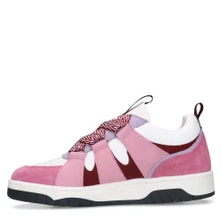 Roze Suede Sneakers Met Chunky Veters^Sacha Outlet