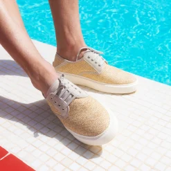 Taupe Canvas Sneakers^Sacha Store